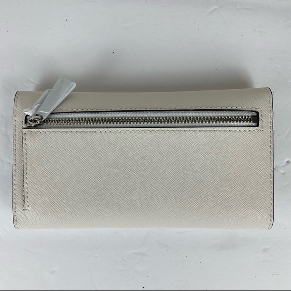 NWT Michael Kors Jane Pebble Leather Large Tote And Wallet Optic White - Picture 8 of 11